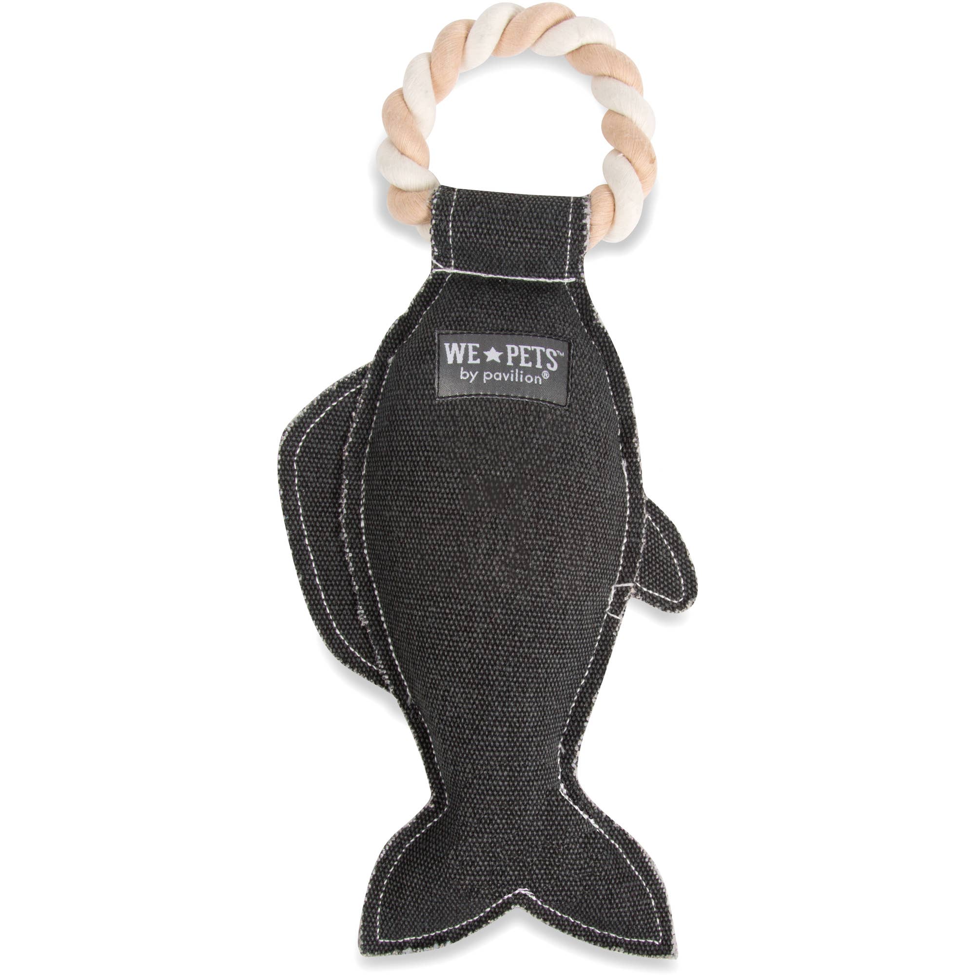 Lake Dog - 12" Canvas Dog Toy on Rope