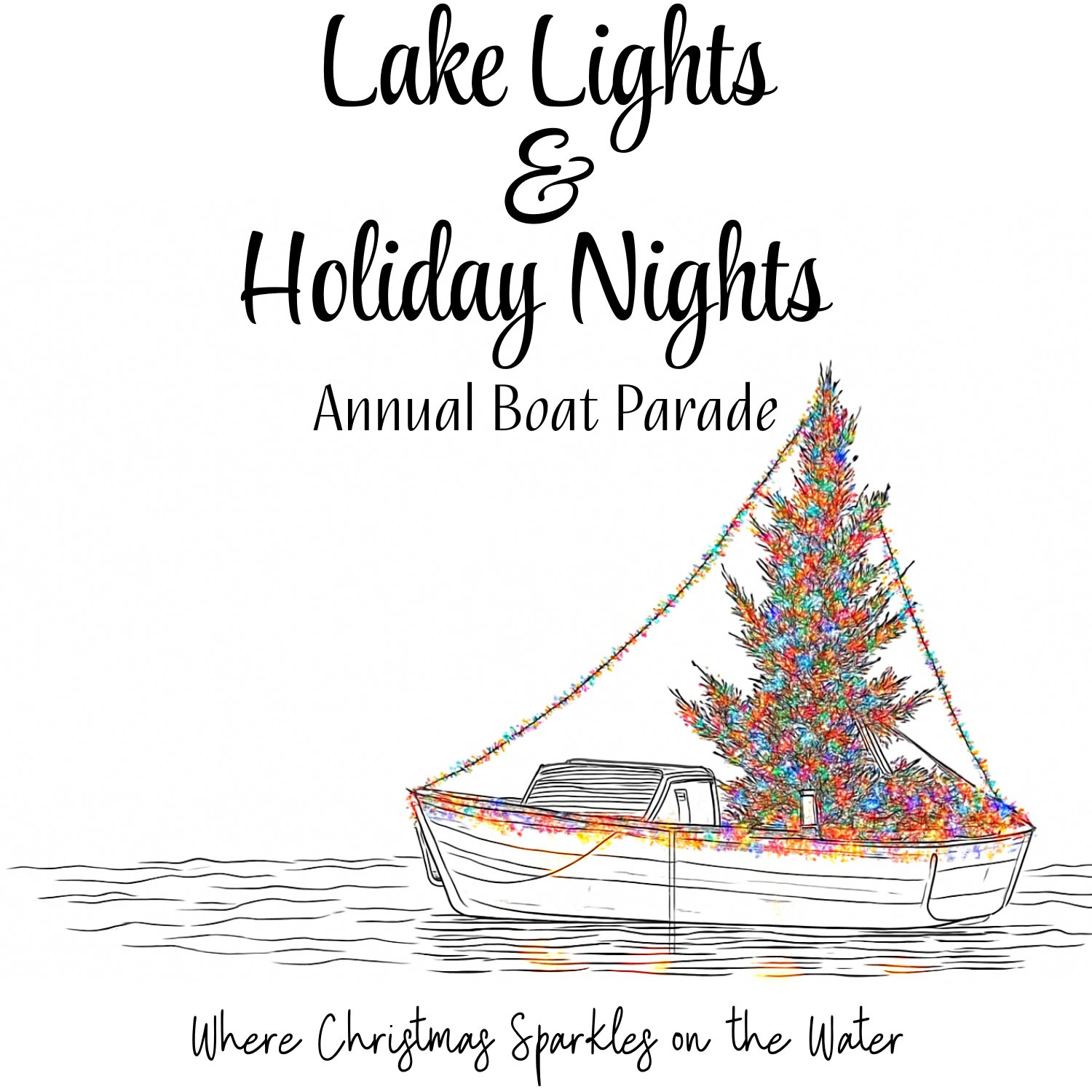 Lake Lights and Holiday Nights Boat arade in Marble Falls