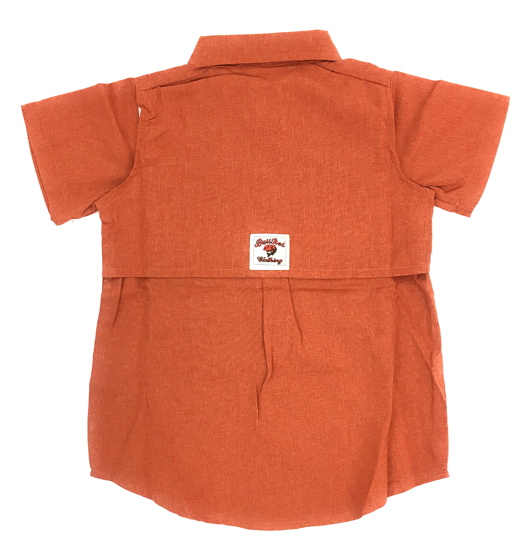 Bull Red Youth Fishing Shirt
