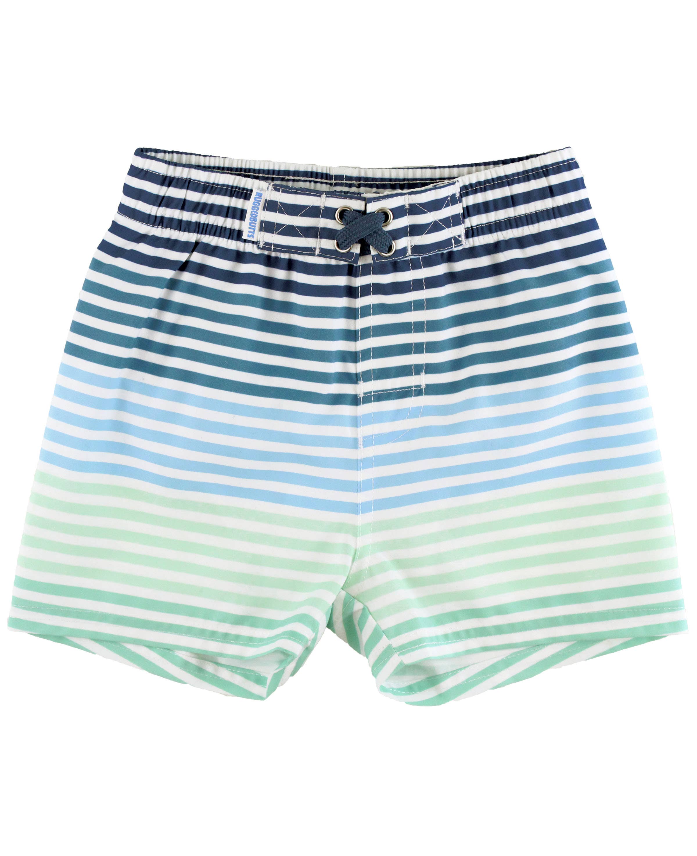 Boys Coastal Stripe Swim Trunks