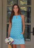 Rosemary Beach Sleeveless Shift Dress (597-RB-1660)