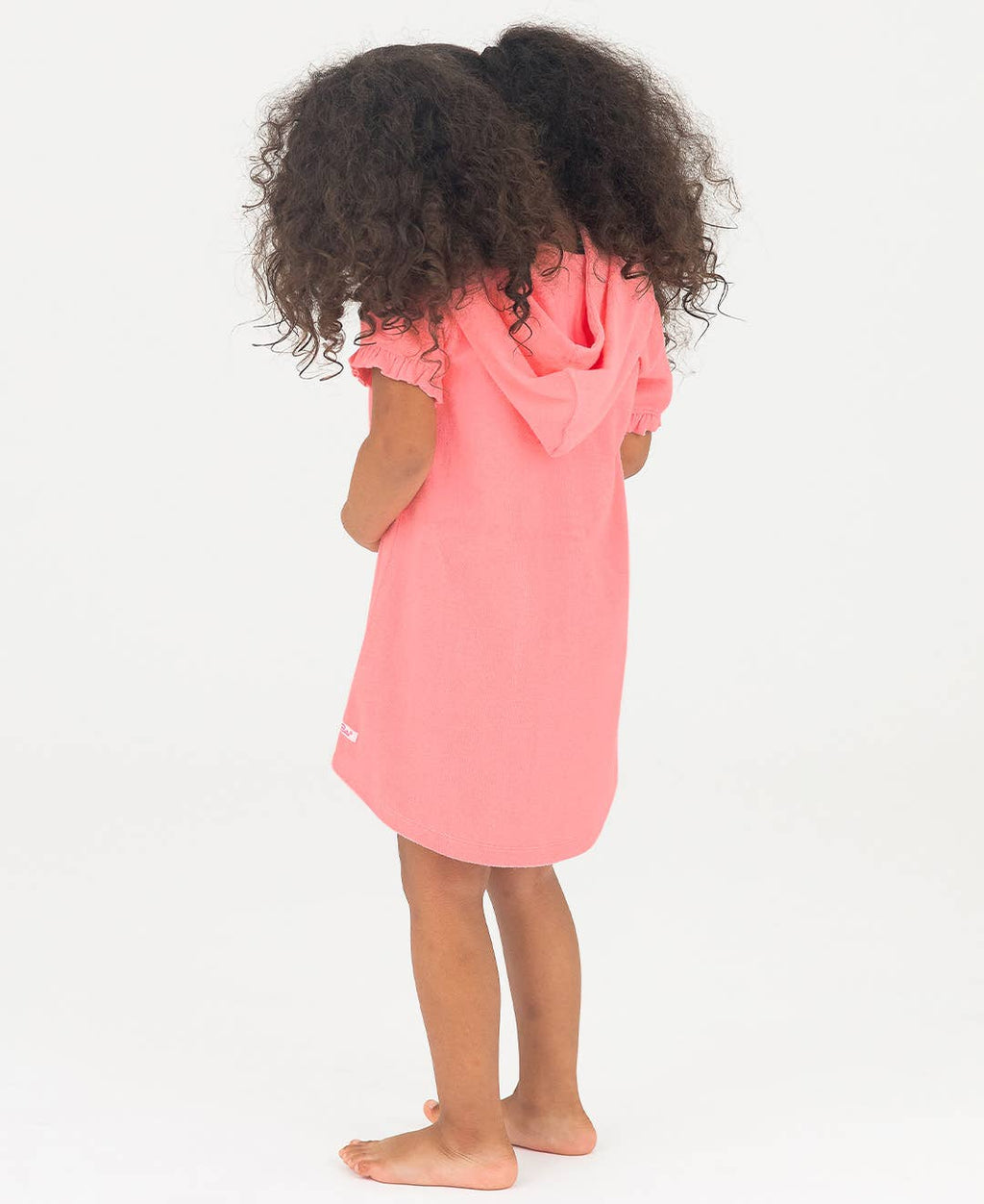 Girls Bubblegum Pink Terry Full-Zip Cover Up