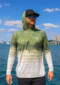 Seatec Mens Sport Tec Hooded Long Sleeve Shirt