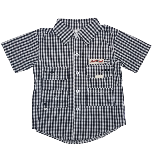 Bull Red Youth Fishing Shirt