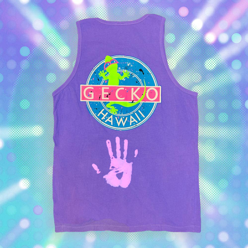 Vinyl Gecko: HYPERFLASH TANK Purple to Pink