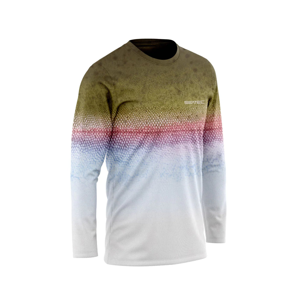 Seatec Mens Sport Tec Crew Long Sleeve Shirt